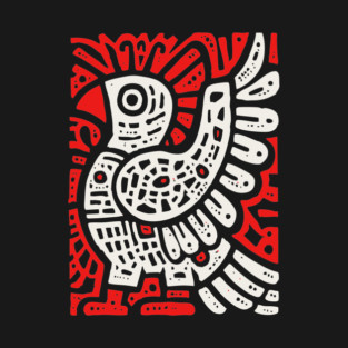 Psychedelic Tribal Eagle T-Shirt