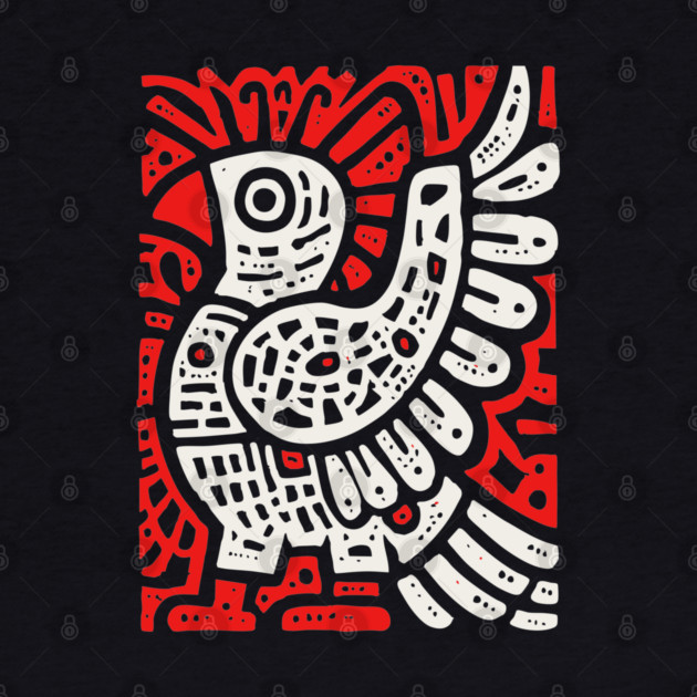 Psychedelic Tribal Eagle by TuncGK