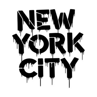 New York City Big apple  Graffiti Spray Paint Street Culture Urban Energy T-Shirt