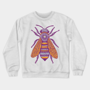 Psychedelic Tribal Fly Crewneck Sweatshirt