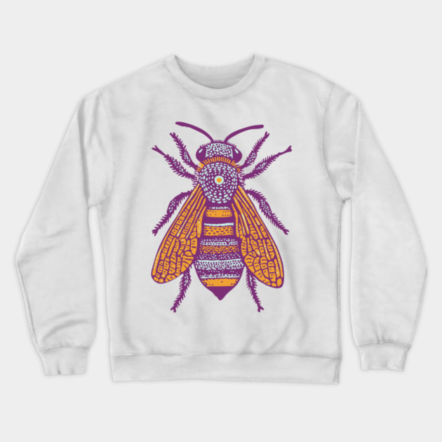 Psychedelic Tribal Fly Crewneck Sweatshirt by TuncGK