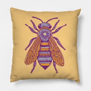 Psychedelic Tribal Fly Pillow