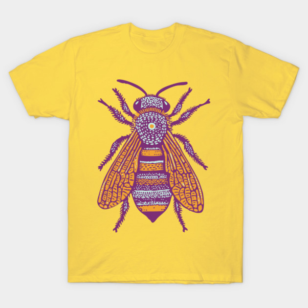 Psychedelic Tribal Fly T-Shirt by TuncGK