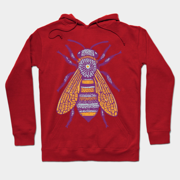 Psychedelic Tribal Fly Hoodie by TuncGK
