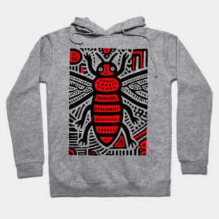 Tribal Psychedelic Insect Hoodie