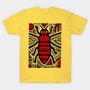 Tribal Psychedelic Insect T-Shirt