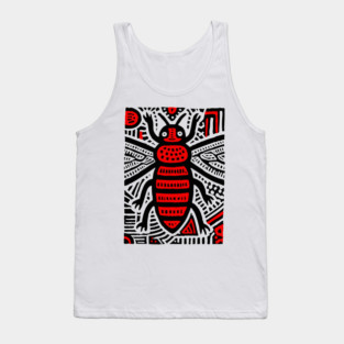 Tribal Psychedelic Insect Tank Top