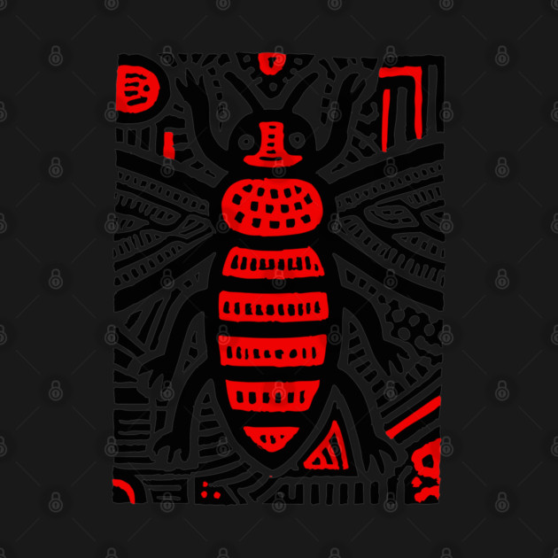 Tribal Psychedelic Insect by TuncGK