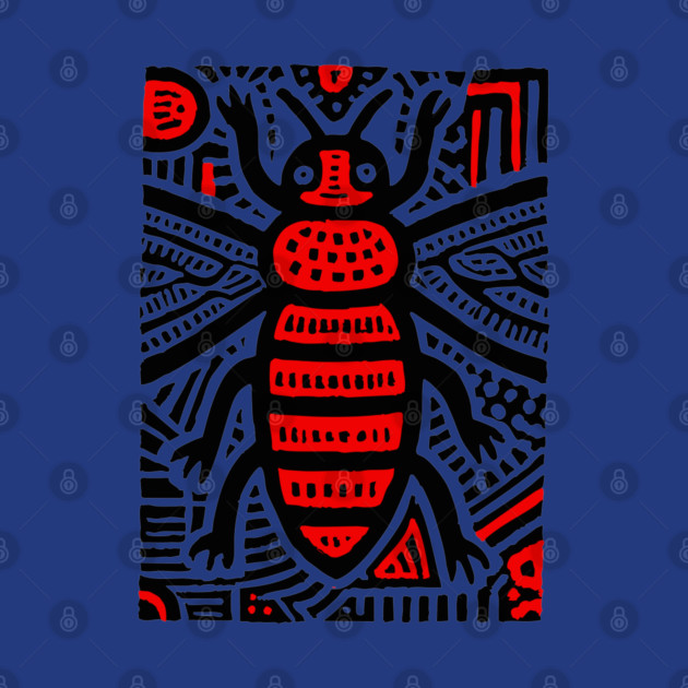 Tribal Psychedelic Insect by TuncGK