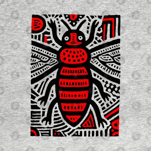 Tribal Psychedelic Insect by TuncGK