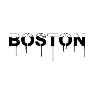Boston East Coast Graffiti Spray Paint Style Boston Urban Energy T-Shirt