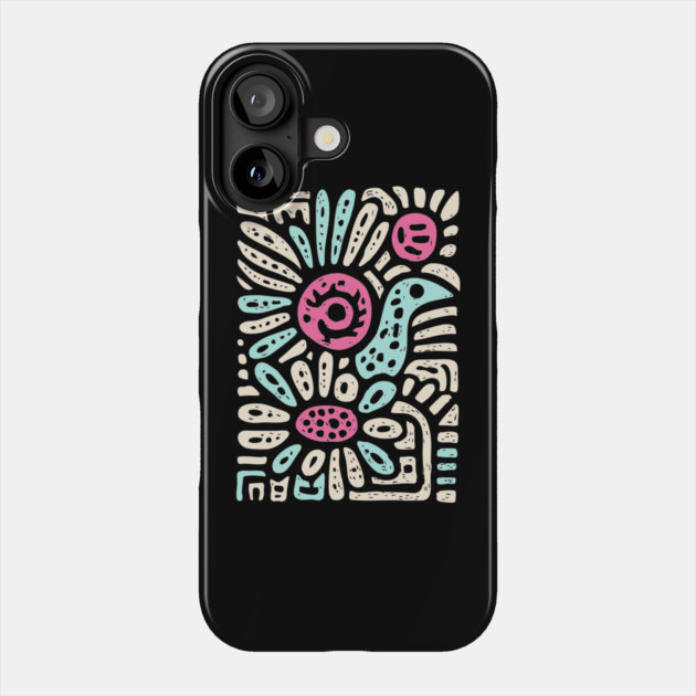 Psychedelic Folk Spring Phone Case by TuncGK