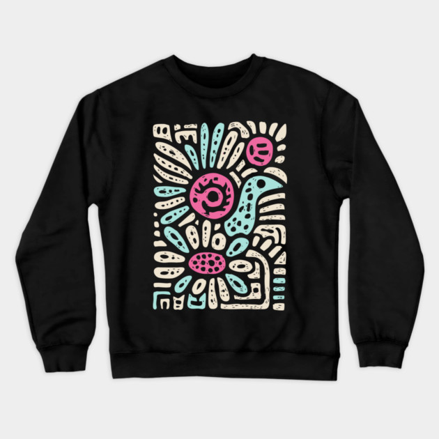 Psychedelic Folk Spring Crewneck Sweatshirt by TuncGK