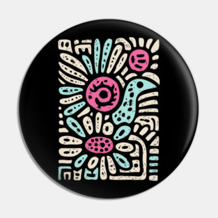 Psychedelic Folk Spring Pin