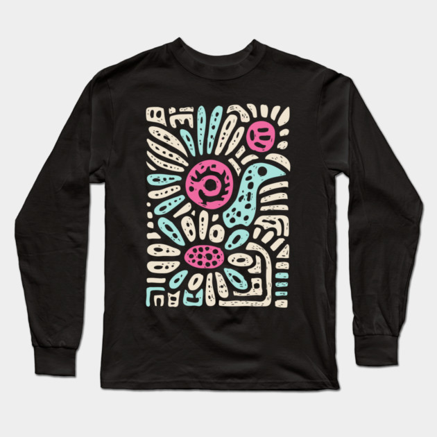 Psychedelic Folk Spring Long Sleeve T-Shirt by TuncGK