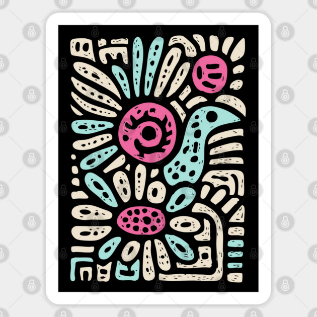 Psychedelic Folk Spring Sticker by TuncGK