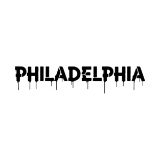 Philly Street Graffiti Spray Paint Inspired Urban Vibes T-Shirt