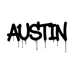 Keep It Weird Austin Spray Paint Graffiti Urban Expression T-Shirt
