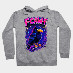 F-Cawf-F Cosmic Raven Hoodie