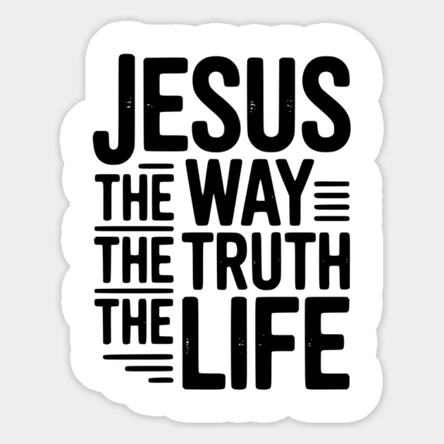 Jesus The Way The Life The Life Magnet by Frank Ring