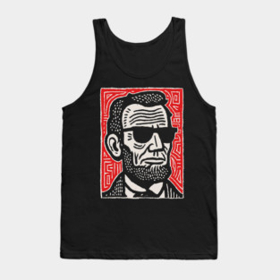 Psychedelic Abe Lincoln Tank Top