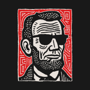 Psychedelic Abe Lincoln T-Shirt