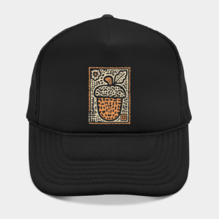 Tribal Psychedelic Acorn Hat