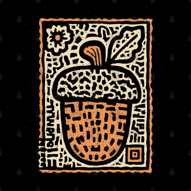 Tribal Psychedelic Acorn by TuncGK