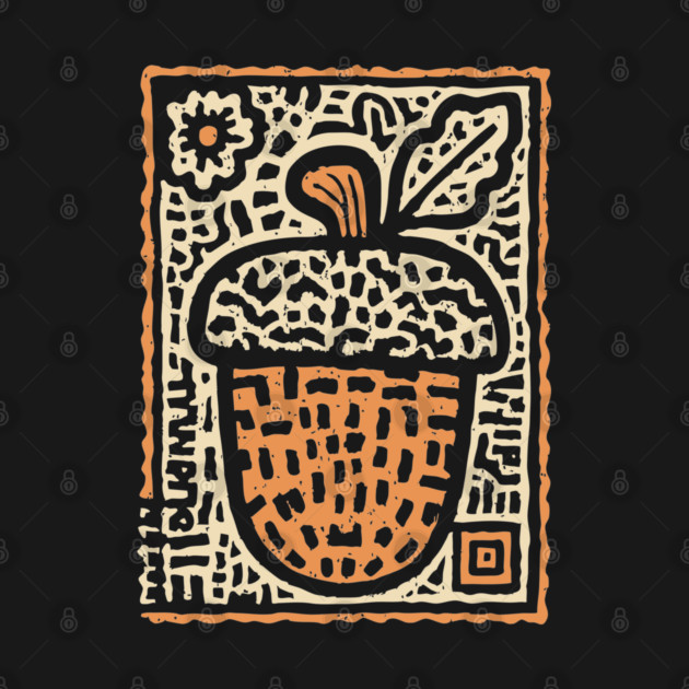 Tribal Psychedelic Acorn by TuncGK
