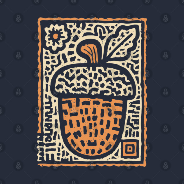 Tribal Psychedelic Acorn by TuncGK