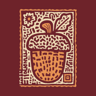 Tribal Psychedelic Acorn T-Shirt