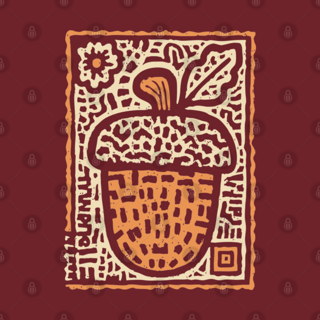 Tribal Psychedelic Acorn by TuncGK