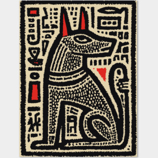 Anubis Psychedelic Woodcut Posters and Art