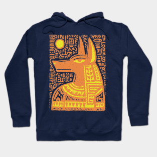 Psychedelic Sun God Anubis Hoodie