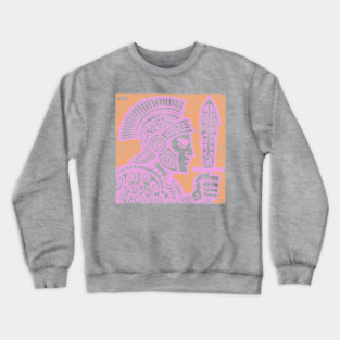 Psychedelic Ares Warrior God Crewneck Sweatshirt