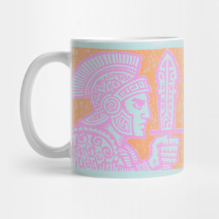 Psychedelic Ares Warrior God Mug