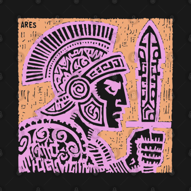 Psychedelic Ares Warrior God by TuncGK