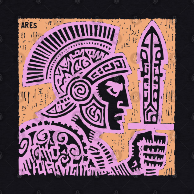 Psychedelic Ares Warrior God by TuncGK