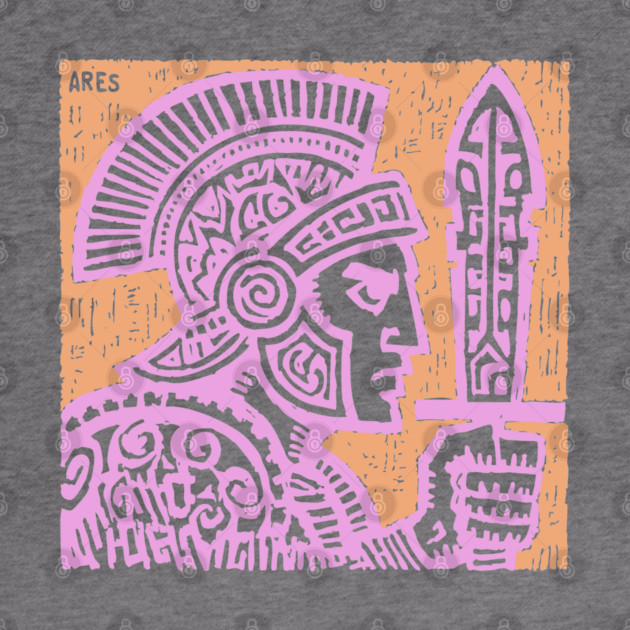 Psychedelic Ares Warrior God by TuncGK