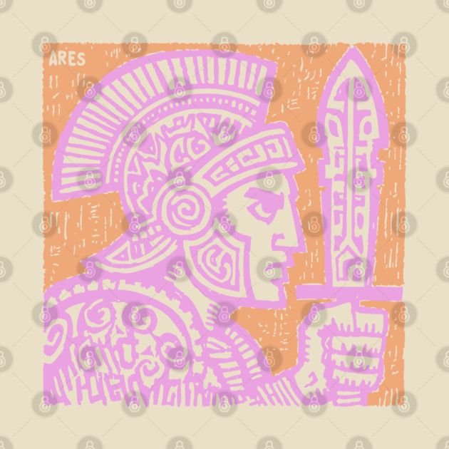 Psychedelic Ares Warrior God by TuncGK