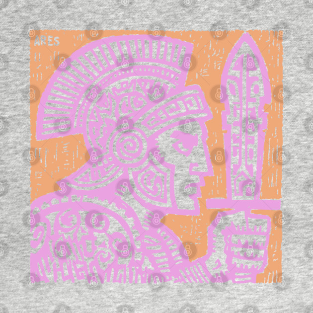 Psychedelic Ares Warrior God by TuncGK