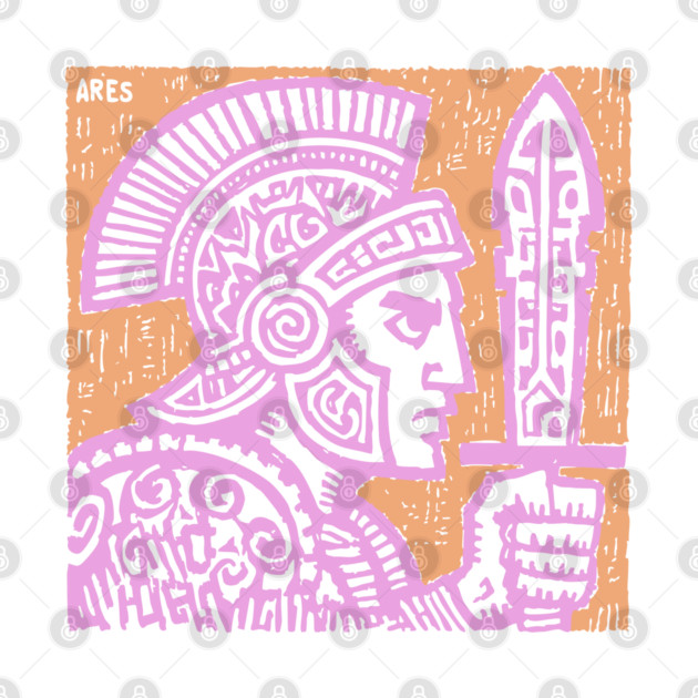 Psychedelic Ares Warrior God by TuncGK