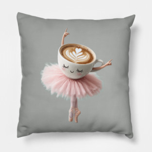 Latte Ballerina Pillow