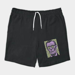 Trippy Psychedelic Lincoln Shorts