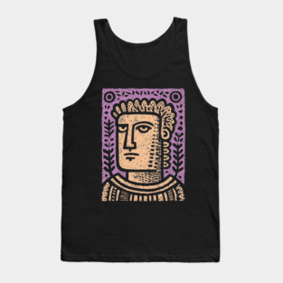 Psychedelic Caesar Roman Empire Tank Top