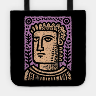 Psychedelic Caesar Roman Empire Tote