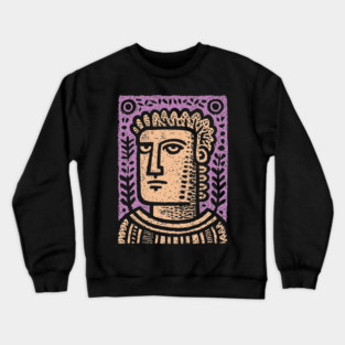 Psychedelic Caesar Roman Empire Crewneck Sweatshirt