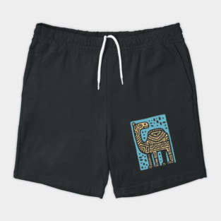 Psychedelic Tribal Camel Shorts