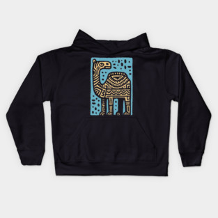 Psychedelic Tribal Camel Kids Hoodie