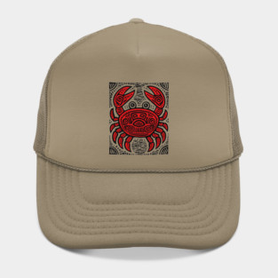 Psychedelic Cancer Zodiac Hat
